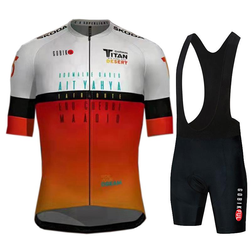 Bike Jersey Set 2026 Team Cycling Clothing Summer Short Sleeve Cycling Suit Men's Top and Bottom Bib Shorts Kit