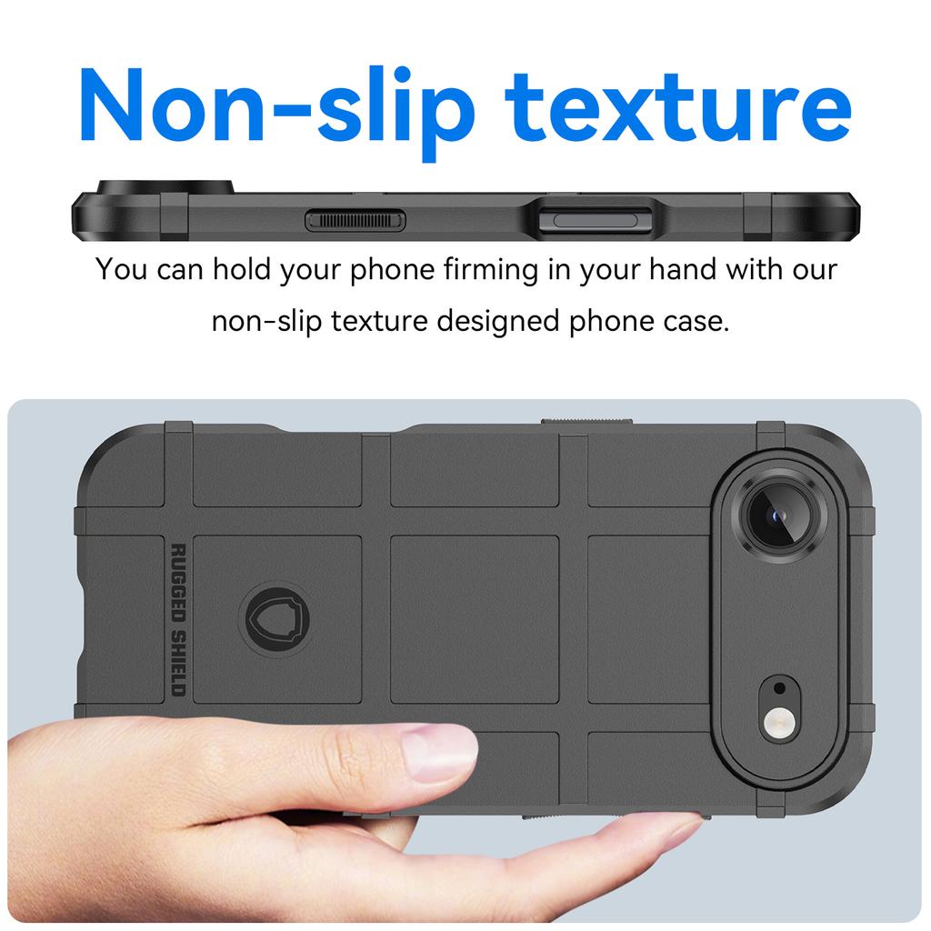 For iPhone 17 Air Case Grid Design Soft TPU Scratch-Proof Phone Cover