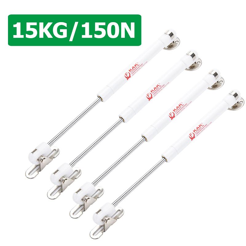 KAK 4 Pack 6kg 10kg 15kg Gas Spring Cabinet Hinge Copper Core Door Lift Support Hydraulic Kitchen Cupboard Door Hinges Hardware