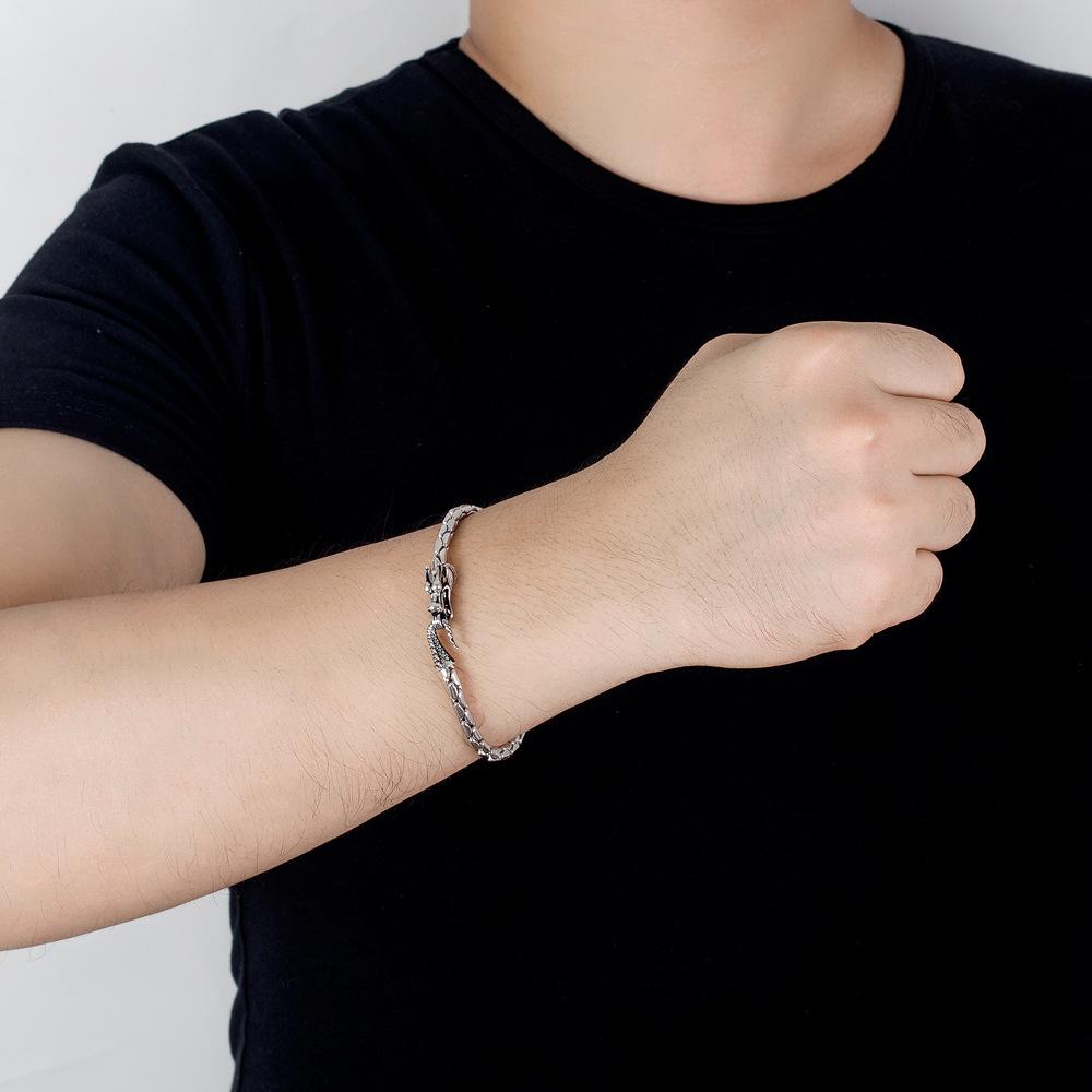Retro Faucet Bracelet Unisex Electroplated Platinum Box Bracelet Trendy Jewelry