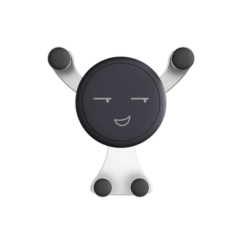2PCS Smartphone Bracket 360 Degree Multifunctional Smile Face Mount For 12 Max Car Accessories