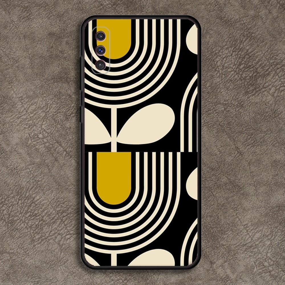 

Multi Stem Orla Kiely Folio Phone Case for SamsungA 91,80,73,72,71,70,53,52,51,42,41,40,32,31,30,22,21,S 4G 5G Soft Black Case Samsung a535g