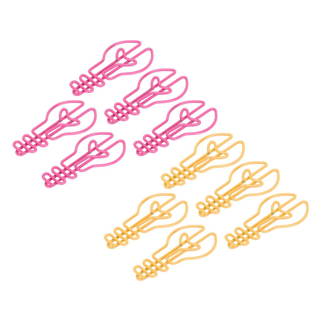 100ks Papírové sponky ve tvaru žárovky Zvýšená odolnost proti skluzu Proces pokovování prevence rzi Kovový pap