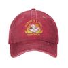 Unisex Chicken Jockey Lava Chicken Print Steves Hat Fashion Distressed Washed  Baseball Cap Adjustable