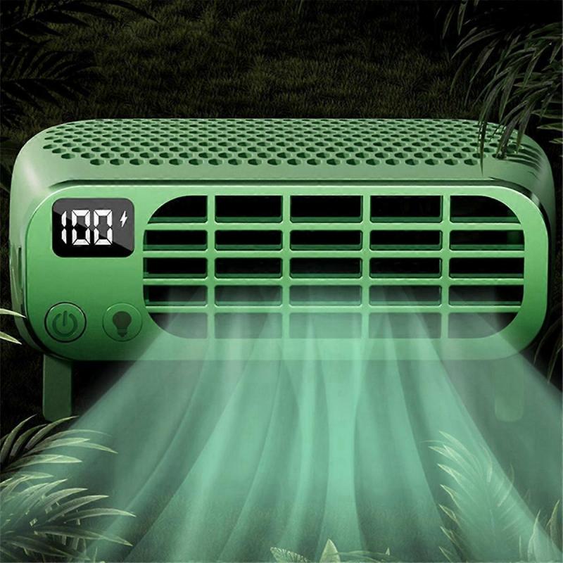 Handheld Fan Hanging Neck Small Fan Bladeless Portable Five-Speed Adjustable Fan Low Noise Desktop Fan