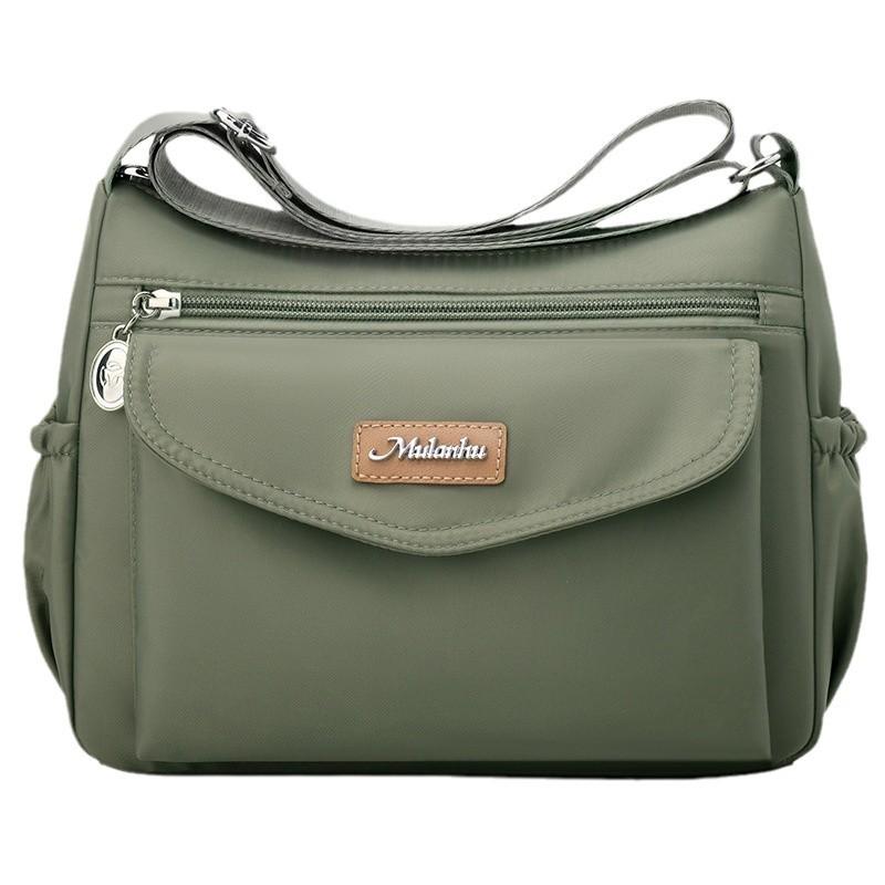 Nylon Cloth Women's Bag 2025 Autumn New Style Shoulder Messenger Shopping Bag Multi-compartment Casual Mother Bag