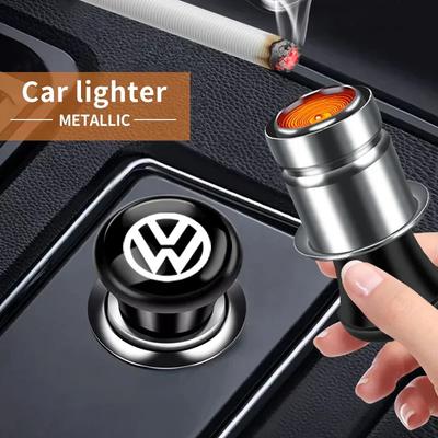 Car Auto Interior Cigarette Lighter Power Plug Emblem Car Accessories For Volkswagen Scirocco POLO Tiguan Passat B5 B6 B7 Golf