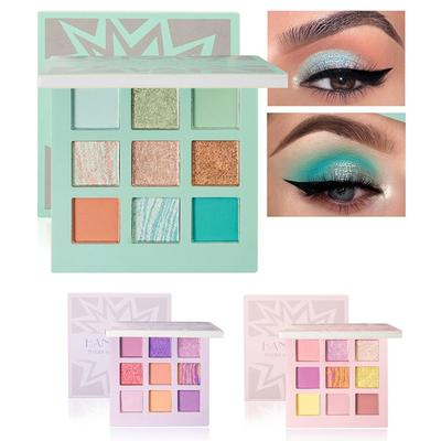Farbe, nicht verschmierend, perlmuttartig, matt, Lidschatten, Augen-Make-up-Palette, Puder, Kosmetik