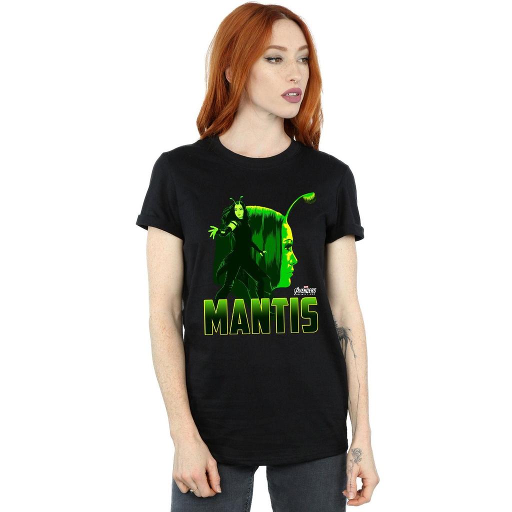 Marvel Womens/Ladies Avengers Infinity War Mantis Character Cotton Boyfriend T-Shirt