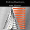 Spiral Flute Cone Step Drill Bit 6-60MM Hole Opener