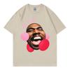 Rapper Kanye West Funny Meme Graphic T Shirts Unisex Unisex Hip Hop Vintage Short Sleeve TShirts Fashion Casual 100Cotton TShirt
