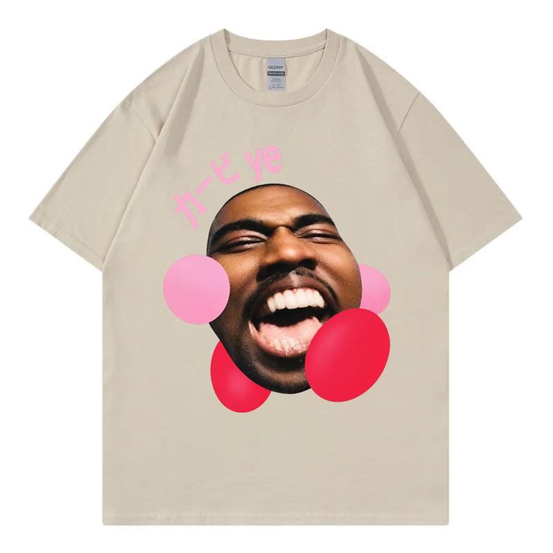 Rapper Kanye West Funny Meme Graphic T Shirts Unisex Unisex Hip Hop Vintage Short Sleeve TShirts Fashion Casual 100Cotton TShirt