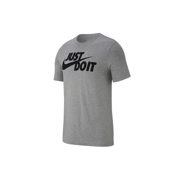 Nike Sportswear JDI T Shirts Men's Dark Gray Crew Neck Moderate Straight Fit AR5007-063