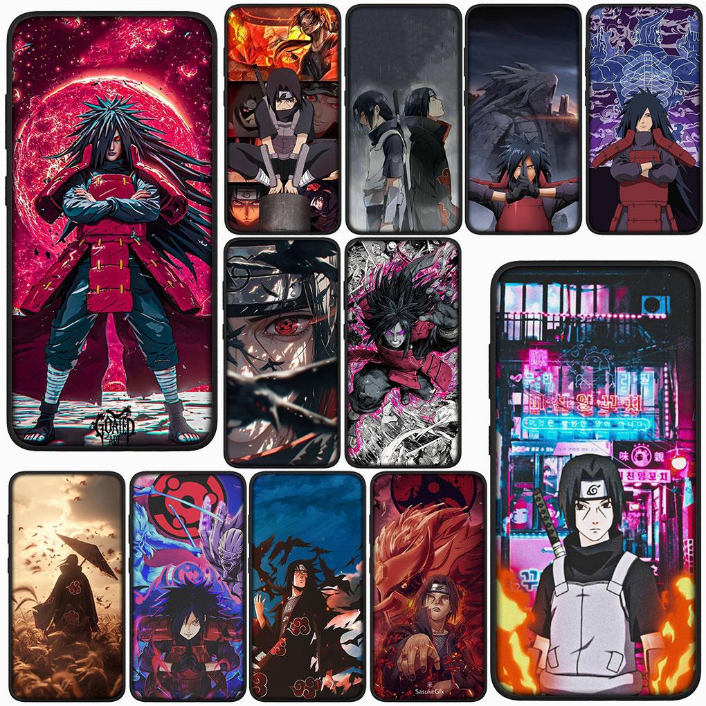 For Motorola Moto Edge 50 30 One Fusion 40 Neo Ultra Pro 20 Lite G50 G85 G84 E15 E14 Case Akatsuki Madaras Narutos Sasuke Itachi