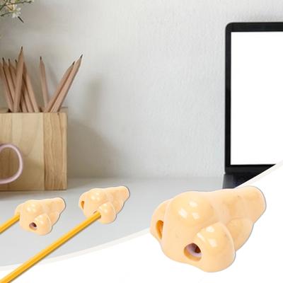 2Pcs Funny Nose Pencil Sharpeners Realistic Looking Compact Size Portable Novelty Pen Sharpener School Stationery Gift