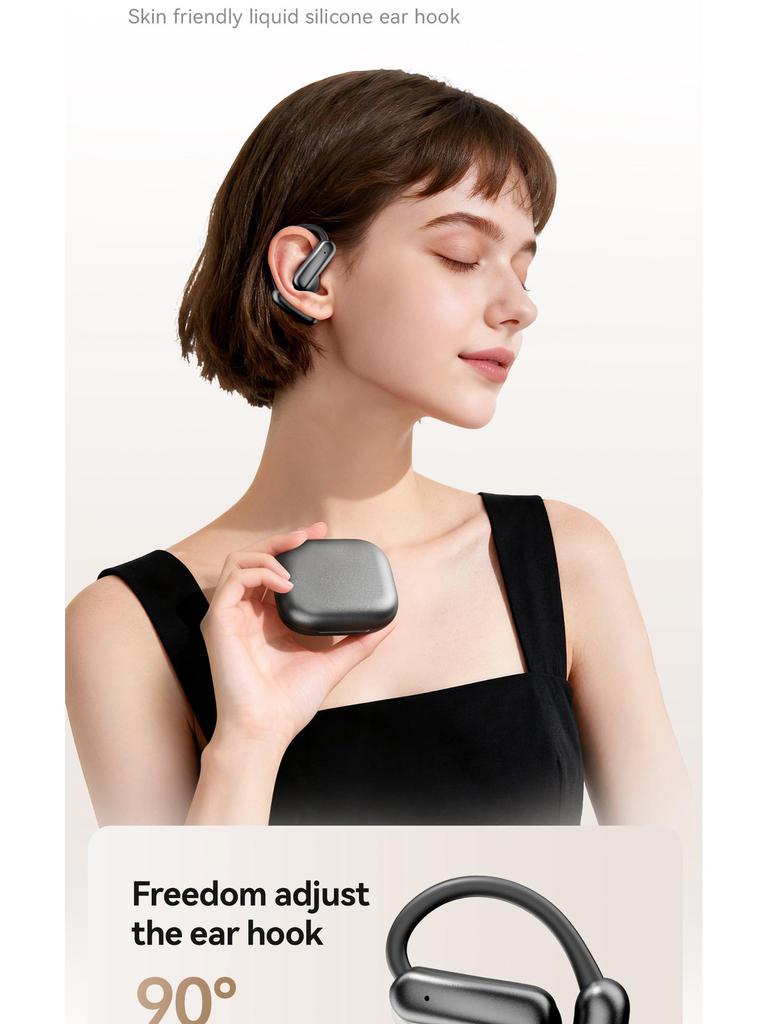 M139 OWS Ear-Hook Bluetooth Headset - Long Battery Life & Low Latency