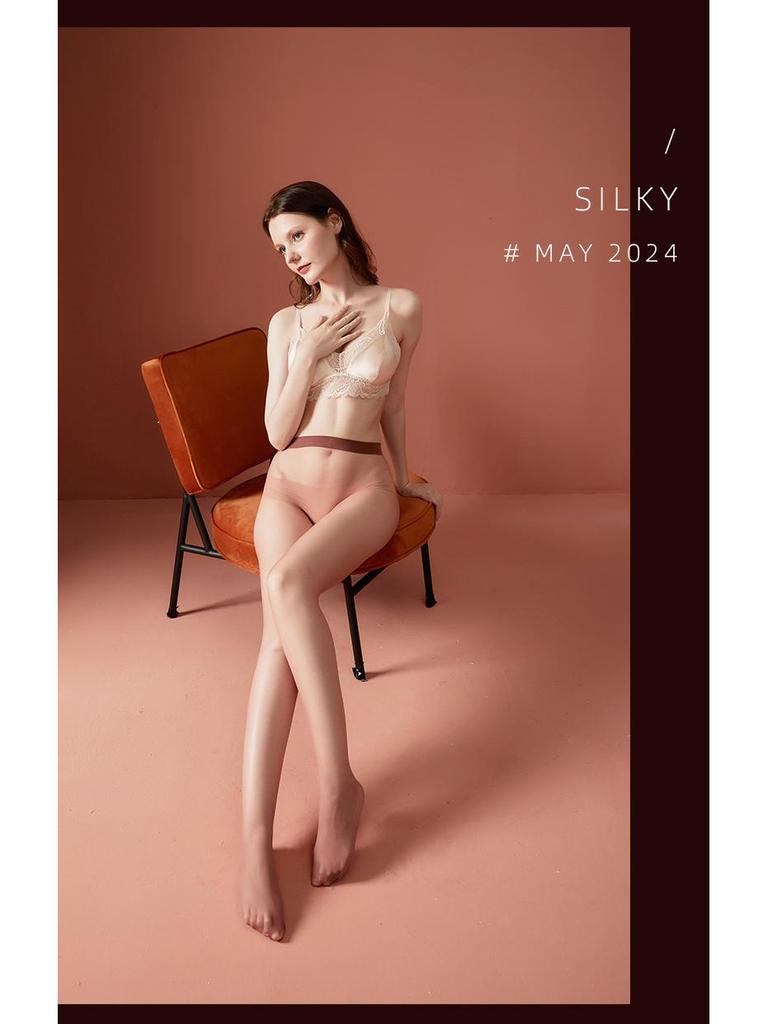 ZSJ-2431 Ultra-Thin Transparent Velvet Seamless Pantyhose for Women