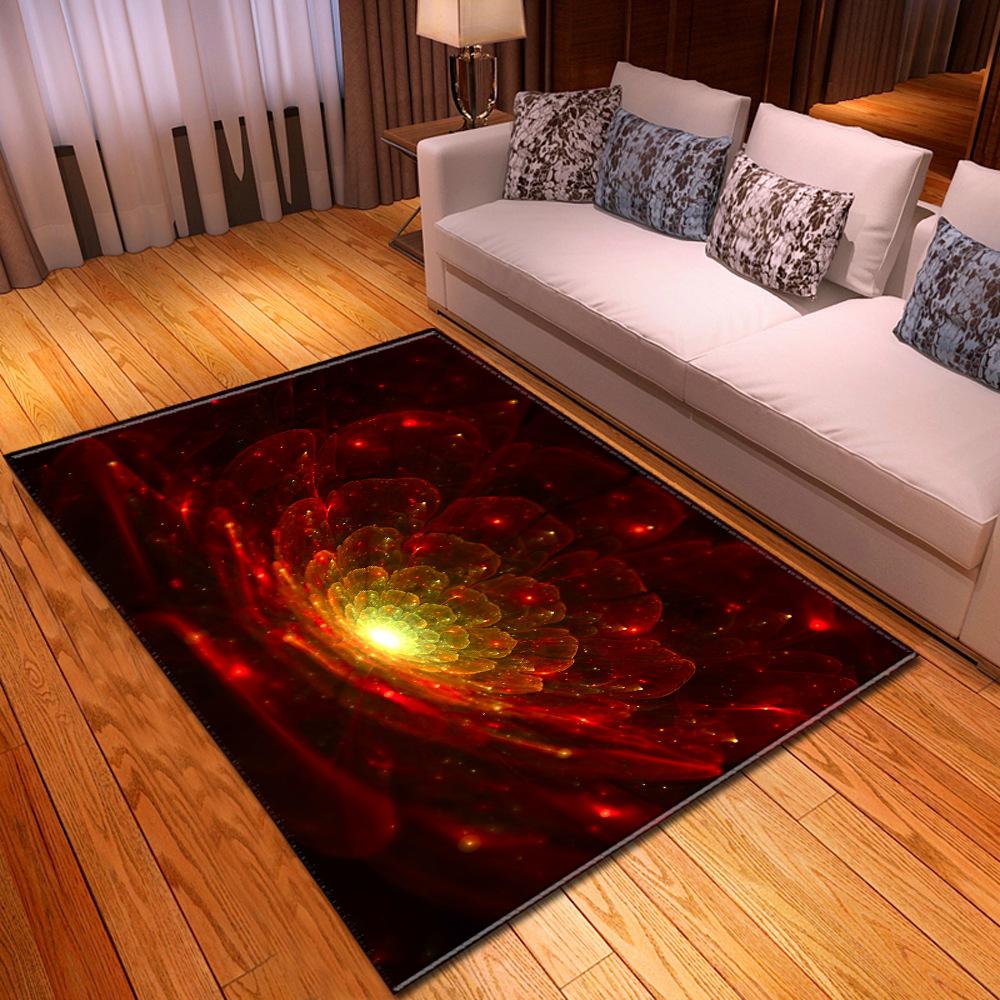 Cool Flower Pattern Carpet Living Room Kitchen Foyer Floor Mat Pattern