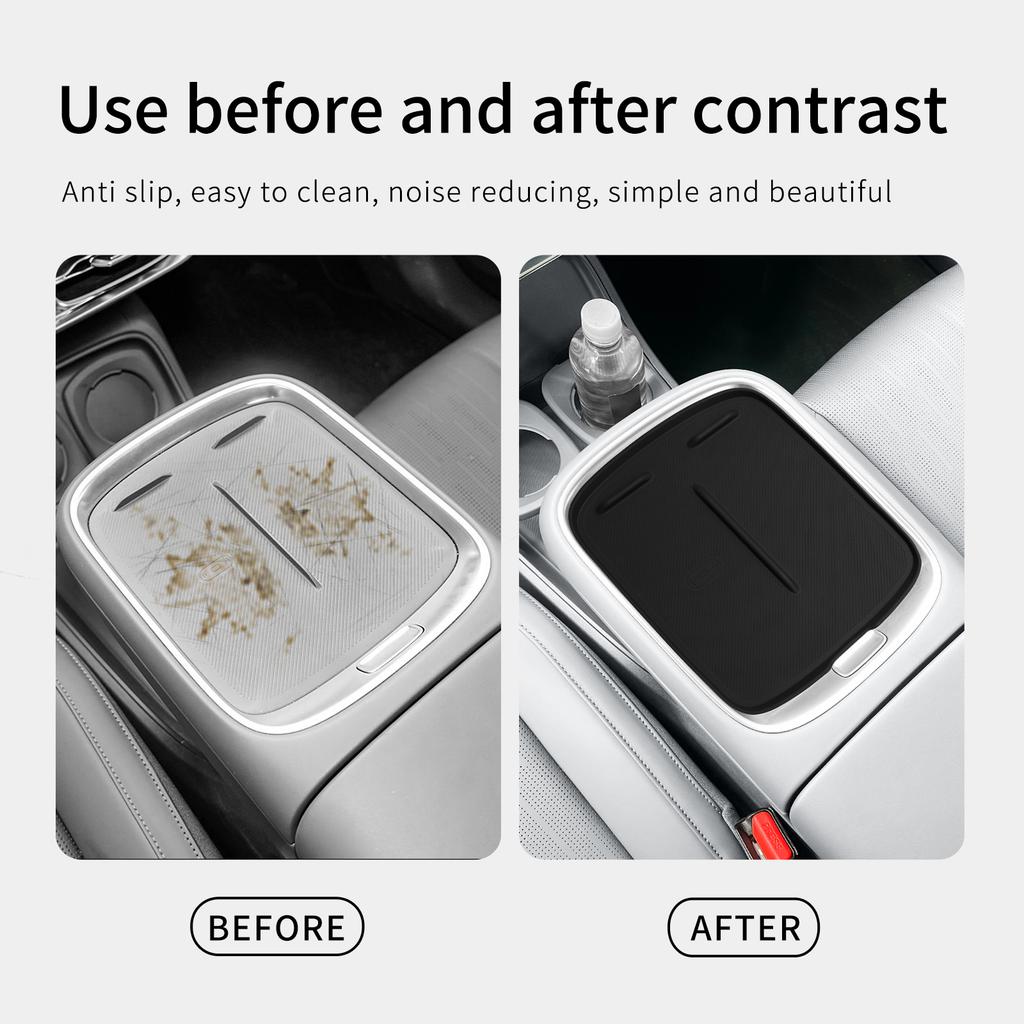 for Leapmotor B10 2025-2026 Wireless Charging Pad Interior Accessories Non-slip Pad Car Phone Charger Mat Protective Mat