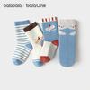 BalaBala Kids Winter Warm Cotton Terry Socks (4 Pairs)