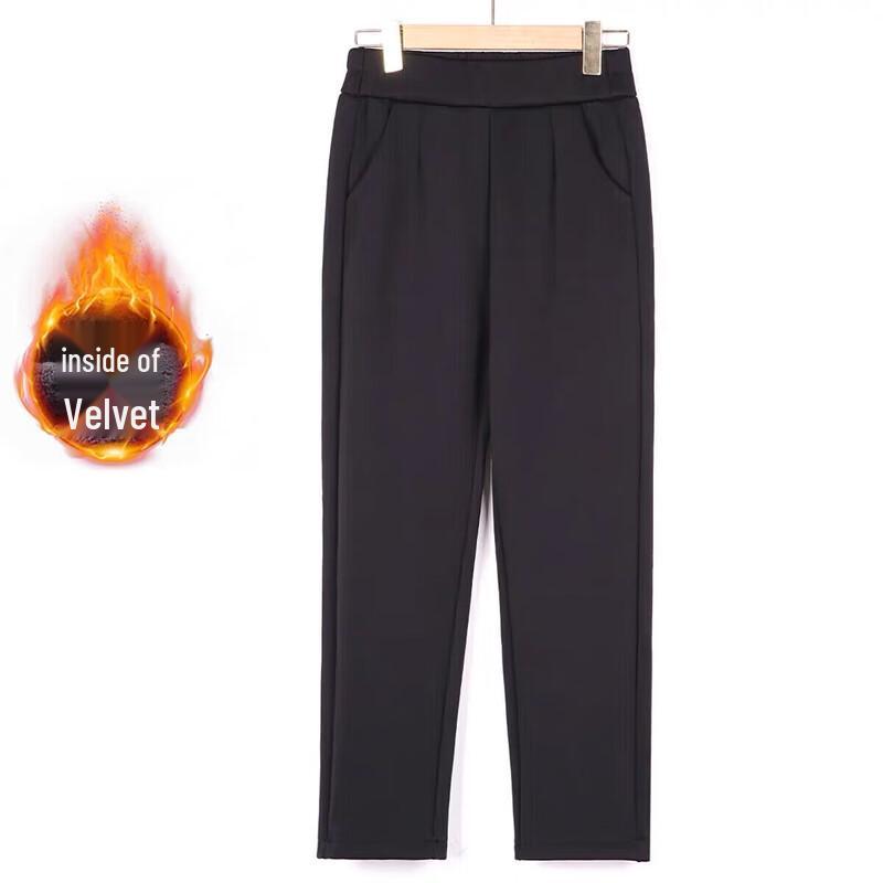 

Women s Mid-Aged Elastic High-Waist Tapered Ankle Pants 4XL (185/88A)