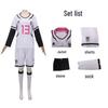 BLUELOC K Maglia Blue Lock Cosplay Set Completo: Modelli Bachira, Meguru, Chigiri, Isagi Disponibili