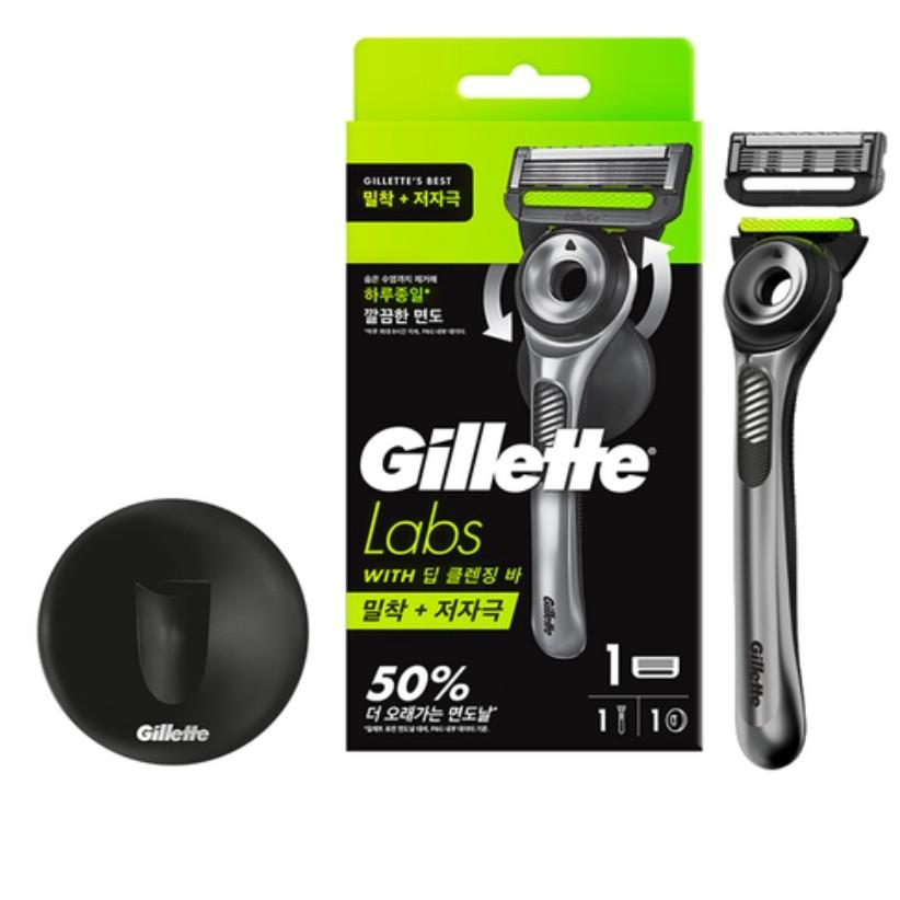 

[Gillette] Labs Очищающий брусок для глубокого очищения (1 Ручка + 2 Лезвия + 1 Крючок Комплект) (1Handle + 1Blade + 1Hanger Set)