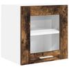 Wall Mounted Cabinet with Door 2 Pcs Smoked Oak 40 X 31 X 40 Cm