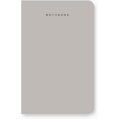 Factor Notes A5 Notebook: 90 Gsm | Ruled | 160 Pages (Neutral Grey)