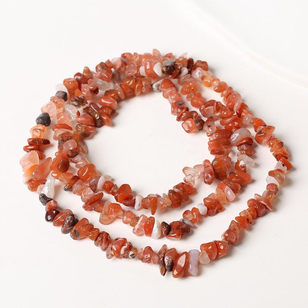 80cm Natürliche Amethyst Splitterkette - Poliert, Unregelmäßige Streifen für DIY Schmuck & Armbänder