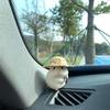Hamster Niedliche Harzpuppe Maschine Auto Dekoration Auto Strohhut Hamster Autozubehör Zufälliger Stil Autozubehör Innenraum