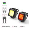 BUCKLOS Bike Light COB Front Rear Bicycle Lights LED Rechargeable Mountain Road Bicycle Lamp MTB Tail Light Cycling Flashlight 5