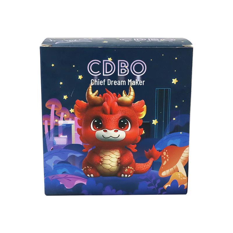 Customizable Cartoon Dragon Resin Ornament - Creative Gift in Stock