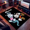 Custom personalization Cuphead Print Area Rug - Soft, Washable Non-Slip Indoor Mat,Living Room,Home&Office Decorative Rug