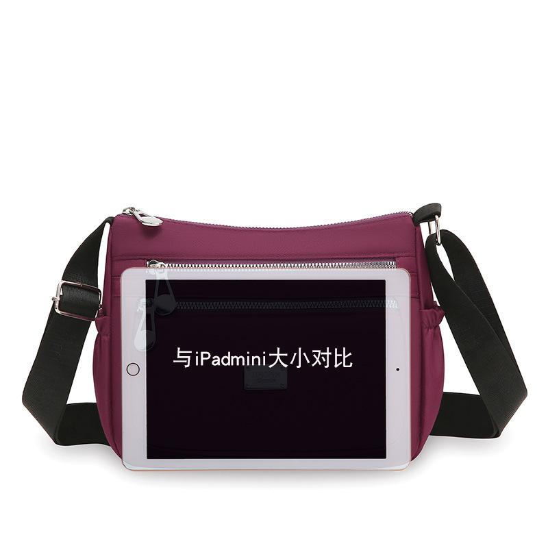 Damen Umhängetasche Lässige Pendeltasche Leichte Nylontasche Große Kapazität Damen Schultertasche