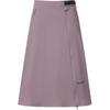 Solid Color Mid Waist Loose Casual Long Skirt Women Skirts C30728