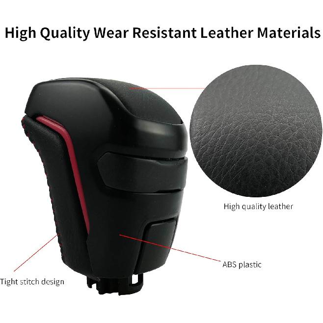 Automatic Shift Knob Handle Fit for Toyota Tacoma PRO 2016-2021 2.7L L4 3.5L V6, Automatic Car Gear Shifter Lever Adapter Replace PTR57-35170 - Black