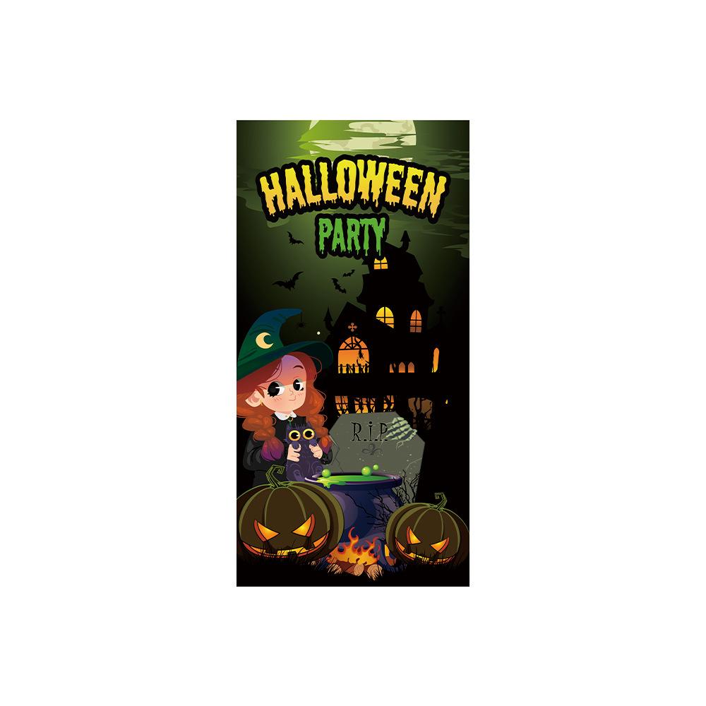 Day of the Dead Festival Polyester Door Banner - Customizable Party Decoration