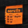 Scruis Work Pants 30 Black For Work Men's Used