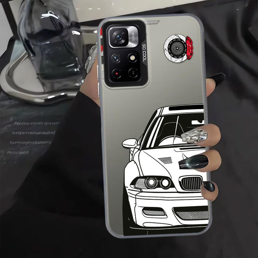 Case for Xiaomi Poco X3 NFC C50 C61 X3 Pro C51 Phone Cover JDM Sport Car