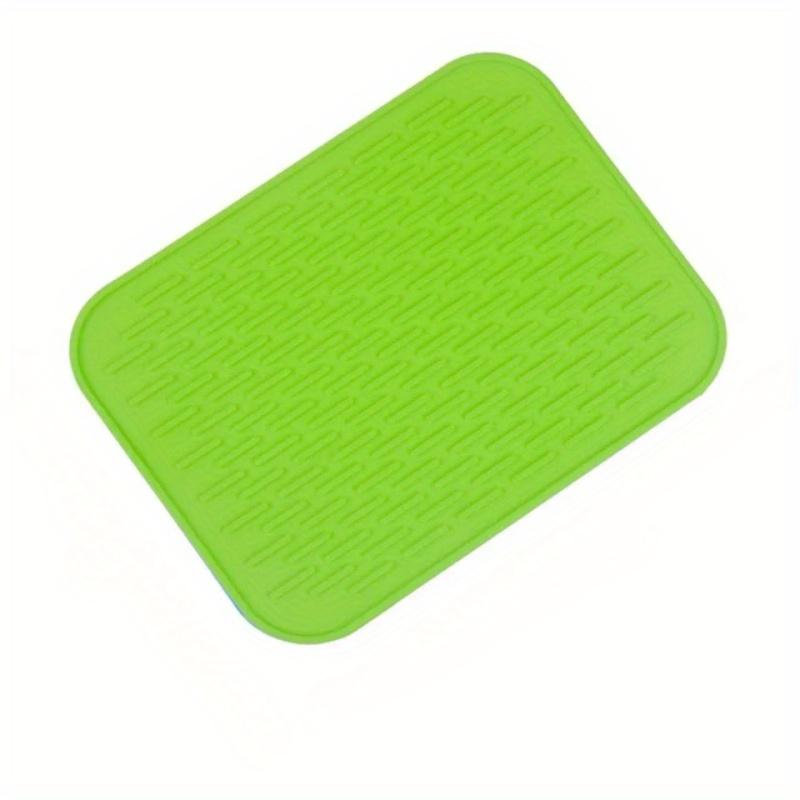 Square Silicone Anti-Hot Insulation Mat with Non-Slip Textured Surface for Tableware and Pots