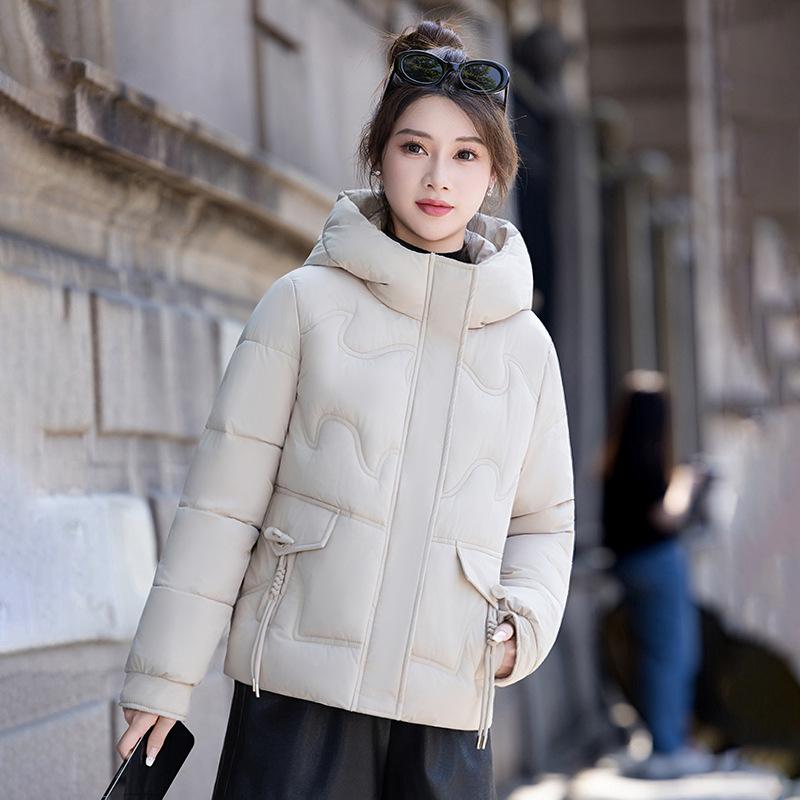 Winter New Thickened Padded Jacket Short Padded Jacket 2025 Slim Down Padded Jacket Hooded Jacket