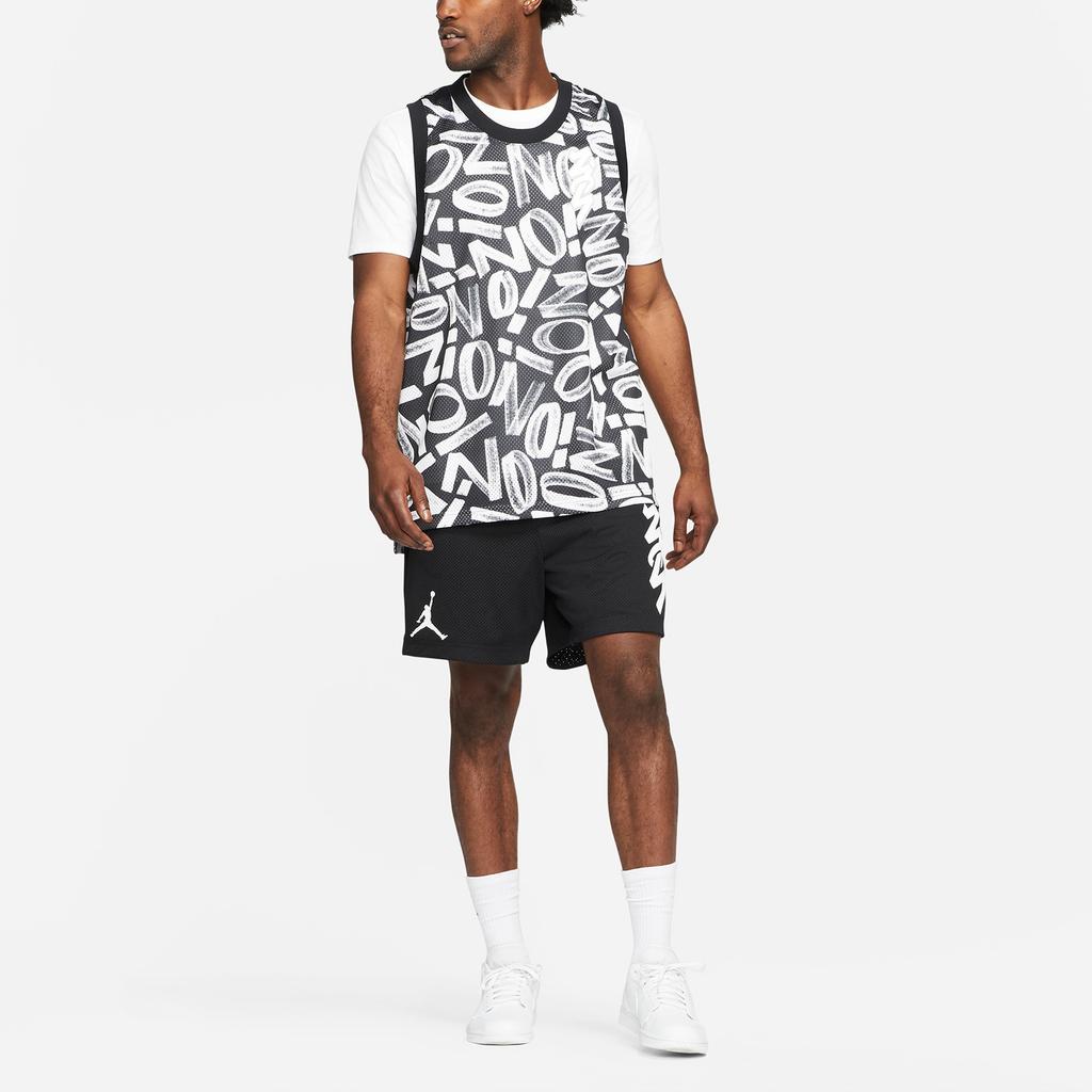 Air Jordan Dri-FIT Zion Letter Printed Basketball Sports Net Ventilate Quick-dry Vest Men's Black DH0595-010