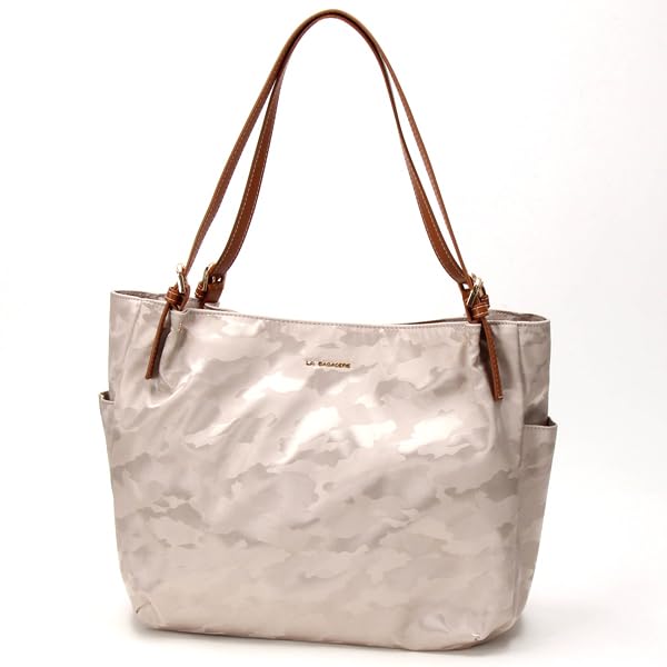 Tote Bag Shadow Jacquard A4 Tote Bag B006404 Navy [Rabaga Jerry] (66)