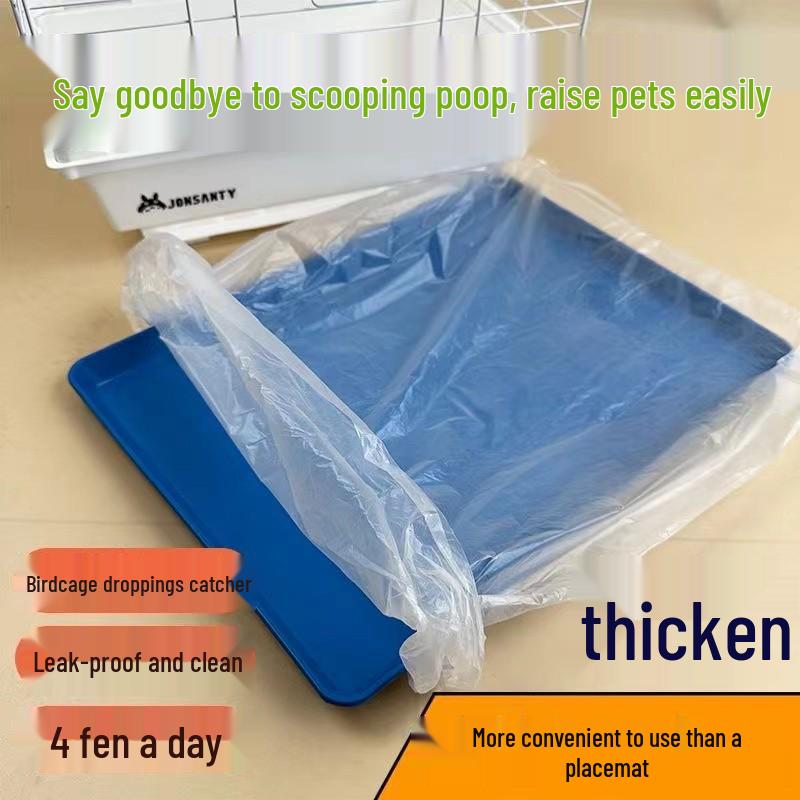 Disposable Pet Cage Base Liner for Dogs, Rabbits, Guinea Pigs, and Birds