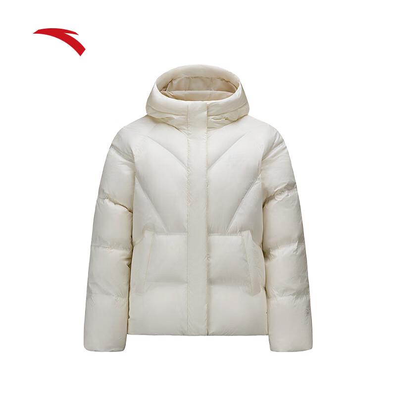 Anta Women's Water-Repellent Hooded Padded Duck Down Jacket