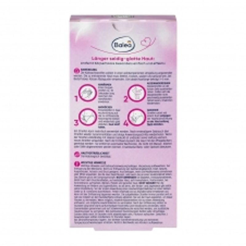 Balea Cold Wax Bikini Zone Hair Removal Strips, 16-Pack