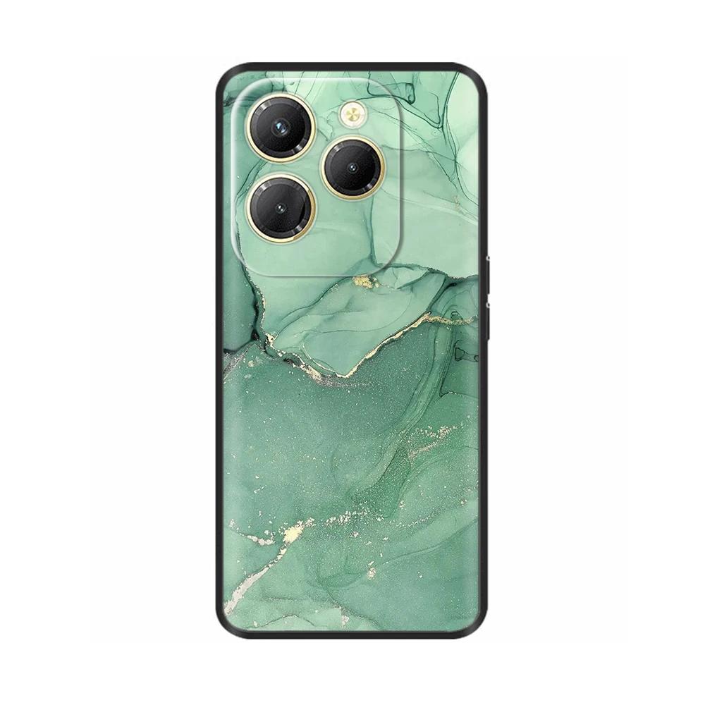 Für Infinix Hot 40 Pro Hülle Stoßfestes Silikon Weiche Handyhülle Rückseite für Infinix Hot 40 Pro Hot40 40i Hot40i Hüllen Fundas