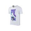 Air 13 Retro Stampa Sport Girocollo Pullover Manica Corta T-Shirt Uomo Top Bianco 848897-100