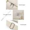 H3CD Mom Bag Handbag Embroidered Pattern Multi Compartment Splashproof Diaper Bag